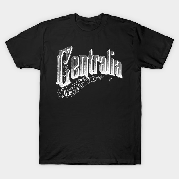 Vintage Centralia, WA T-Shirt by DonDota